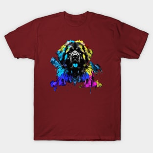 Leonberger Watercolor Painting Art T-Shirt